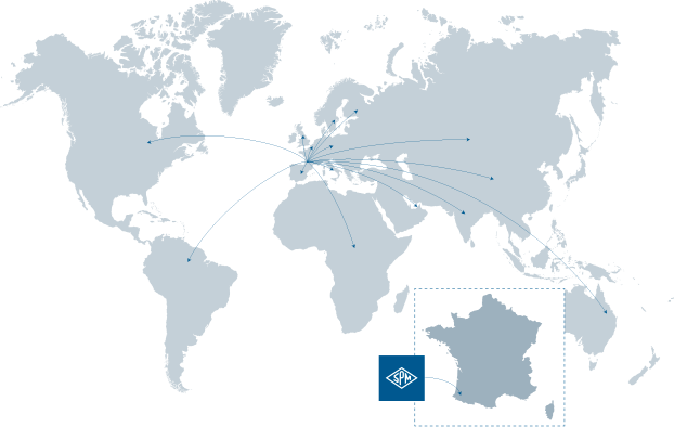 carte des partenaires SPM